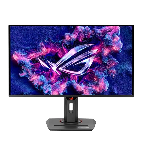 ASUS ROG Strix OLED XG27UCDMG - 27 Zoll 4K UHD Gaming Monitor - 240 Hz, 0.03ms GtG, G-Sync, FreeSync, AdaptiveSync, DisplayHDR 400TB - 16:9, 3840x2160, DP 1.4 DSC, HDMI 2.1, 90W USB-C, USB-Hub, Ergo. von ASUS