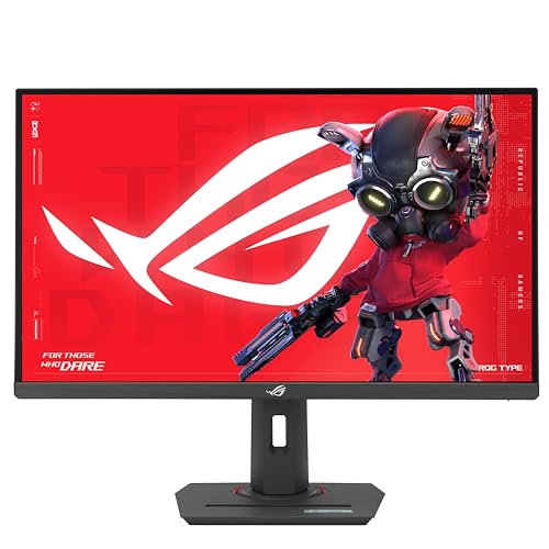 ASUS ROG Strix XG27UCS - 27 Zoll 4K UHD Gaming Monitor - 160 Hz, 1ms GtG, G-Sync, FreeSync, AdaptiveSync, ELMB-Sync, DisplayHDR 400 - Fast IPS, 16:9, 3840x2160, DisplayPort, HDMI, 15W USB-C, Ergo von ASUS