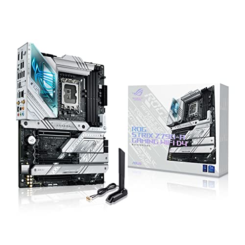ASUS ROG Strix Z790-A Gaming WIFI D4 Mainboard Sockel Intel LGA1700 (ATX, DDR4 Speicher, 4x M.2, PCIe 5.0, WiFi 6E, AI Overclocking, Aura Sync) von ASUS