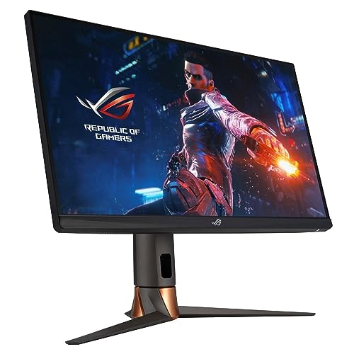 ASUS ROG Swift PG27UQR - 27 Zoll 4K UHD Gaming Monitor - 160 Hz, 1ms GtG, FreeSync, AdaptiveSync, DisplayHDR 600 - Fast-IPS Panel, 16:9, 3841x2160, DisplayPort 1.4, HDMI 2.1, USB-Hub, Schwarz von ASUS