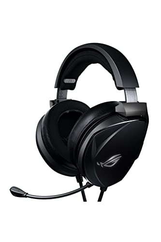 ASUS ROG Theta Electret Gaming Headset (3,5mm, Bügelmikrofon, kompatibel mit PCs, Smartphones, Notebooks, Konsolen, Nintendo Switch) schwarz von ASUS