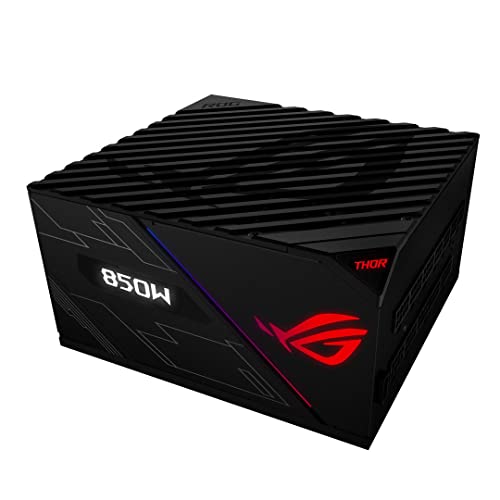 ASUS ROG Thor-850P Platinum Netzteil (Aura Sync, OLED Display, 0dB-Kühlung) von ASUS