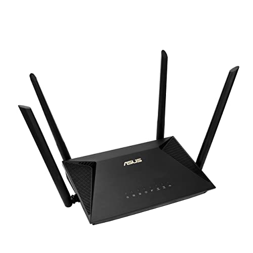 ASUS RT-AX53U Wireless Router - WiFi 6 - AX1800 Dual Band WiFi 6 (802.11ax) Router unterstützt MU-MIMO und OFDMA Technologie, mit AiProtection Classic Netzwerksicherheit angetrieben durch Trend Micro von ASUS