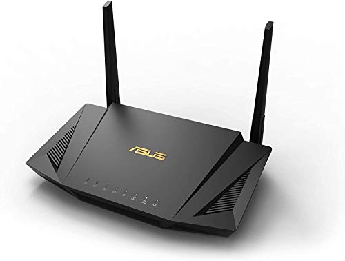 ASUS RT-AX56U WiFi 6 AX1800 Dual-Band Mesh-WLAN-System Router, AiMesh, OFDMA- und MU-MIMO-Technologie, 1024 QAM, Range Boost, Trend Micro AiProtection Pro, Dual-WAN-Unterstützung, 3G/4G-Unterstützung ASUS RT-AX56U WiFi 6 AX1800 Dual-Band Mesh-WLAN-System Router, AiMesh, OFDMA- und MU-MIMO-Technologie, 1024 QAM, Range Boost, Trend Micro AiProtection Pro, Dual-WAN-Unterstützung, 3G/4G-Unterstützung von ASUS