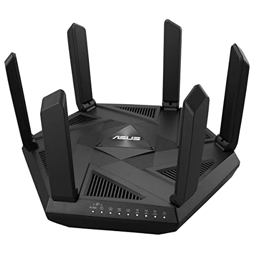 ASUS RT-AXE7800 Tri-Band WiFi 6E (802.11ax) kombinierbarer Router (Tethering als 4G und 5G Router-Ersatz, neues 6GHz-Band, AiProtection Pro, 2.5G Port, Link Aggregation, AiMesh) von ASUS