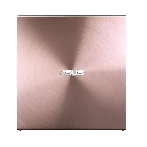 ASUS SDRW-08U5S-U UltraDrive externer Slim DVD Brenner (8x DVD±R, 6x DVD±R DL, 5x DVD-RAM, USB 2.0) (inkl. Brennsoftware) rosa von ASUS