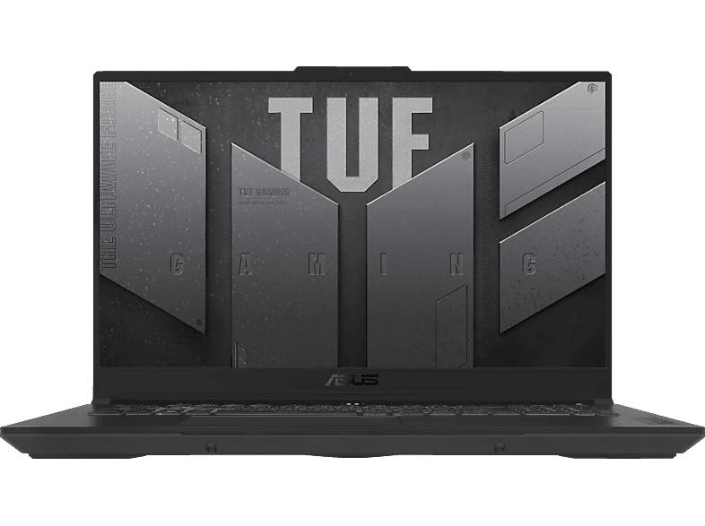 ASUS TUF A17 FA707NU-HX052W, Gaming Notebook, mit 17,3 Zoll Display, AMD Ryzen™ 5,7535HS Prozessor, 16 GB RAM, 1 TB SSD, NVIDIA GeForce RTX™ 4050, Mecha Gray, Windows 11 Home (64 Bit) von ASUS