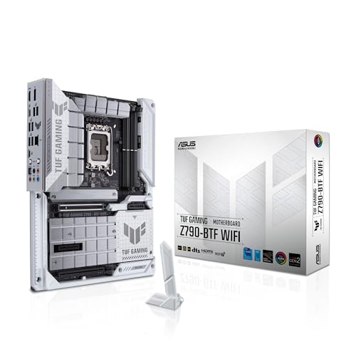 ASUS TUF GAMING Z790-BTF WIFI Mainboard Sockel Intel LGA1700 (ATX, PCIe 5.0, DDR5, 4x M.2, WIFI 7, Thunderbolt 4, RGB Beleuchtung) von ASUS