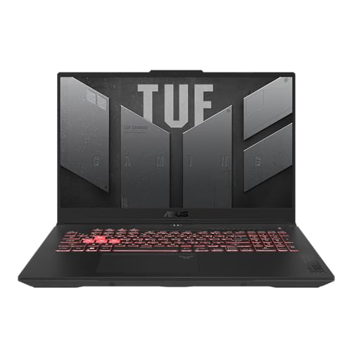 ASUS TUF Gaming A17 Laptop | 17,3" FHD entspiegeltes IPS Display | AMD Ryzen 5 7535HS | 16 GB RAM | 512 GB SSD | NVIDIA GeForce RTX 4050 | Windows 11 | QWERTZ Tastatur | Mecha Gray von ASUS