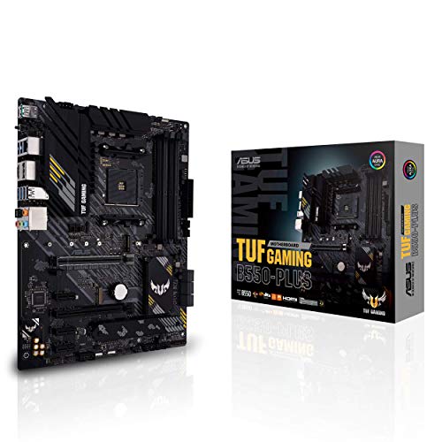 ASUS TUF Gaming B550-Plus Mainboard Sockel AM4 (ATX, Ryzen, PCIe 4.0, 2x M.2, 2Gbit/s Ethernet, SATA 6Gbit/s, USB 3.2 Gen 2 Typ-A/C, Aura Sync) von ASUS