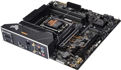 ASUS TUF Gaming B660M-PLUS WiFi Mainboard Sockel Intel LGA 1700 (Intel B660, mATX, DDR5 Speicher, Dual PCIe 4.0 M.2 Slots, Intel WiFi 6, Aura Sync), 189897 von ASUS
