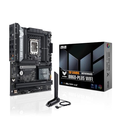 ASUS TUF Gaming B860-PLUS WiFi Mainboard Sockel Intel LGA 1851 (Intel B860, ATX, DDR5 Speicher, PCIe 5.0, 2X PCIe 4.0 M.2, WiFi 7, Aura Sync) ASUS TUF Gaming B860-PLUS WiFi Mainboard Sockel Intel LGA 1851 (Intel B860, ATX, DDR5 Speicher, PCIe 5.0, 2X PCIe 4.0 M.2, WiFi 7, Aura Sync) von ASUS