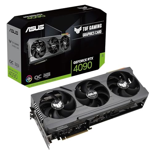 ASUS TUF Gaming GeForce RTX® 4090 OC Edition Gaming Grafikkarte (PCIe 4.0, 24GB GDDR6X, HDMI 2.1a, DisplayPort 1.4a) TUF-RTX4090-O24G- von ASUS