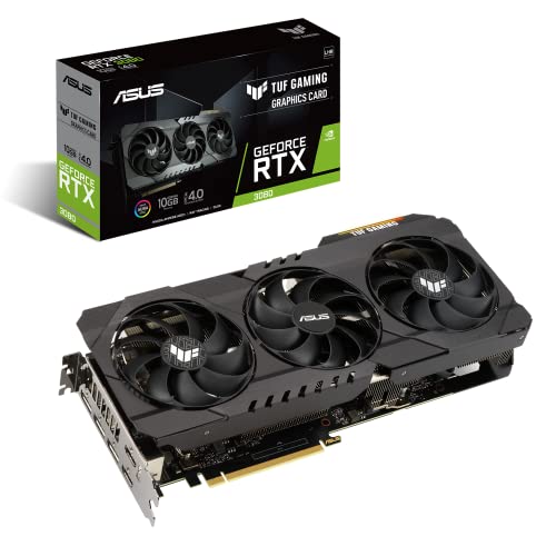 ASUS TUF Gaming GeForce RTX 4080 16GB GDDR6X Gaming Grafikkarte (DLSS 3, PCIe 4.0, 16GB GDDR6X, 2x HDMI 2.1a, 3x DisplayPort 1.4a, TUF-RTX4080-16G-GAMING) von ASUS