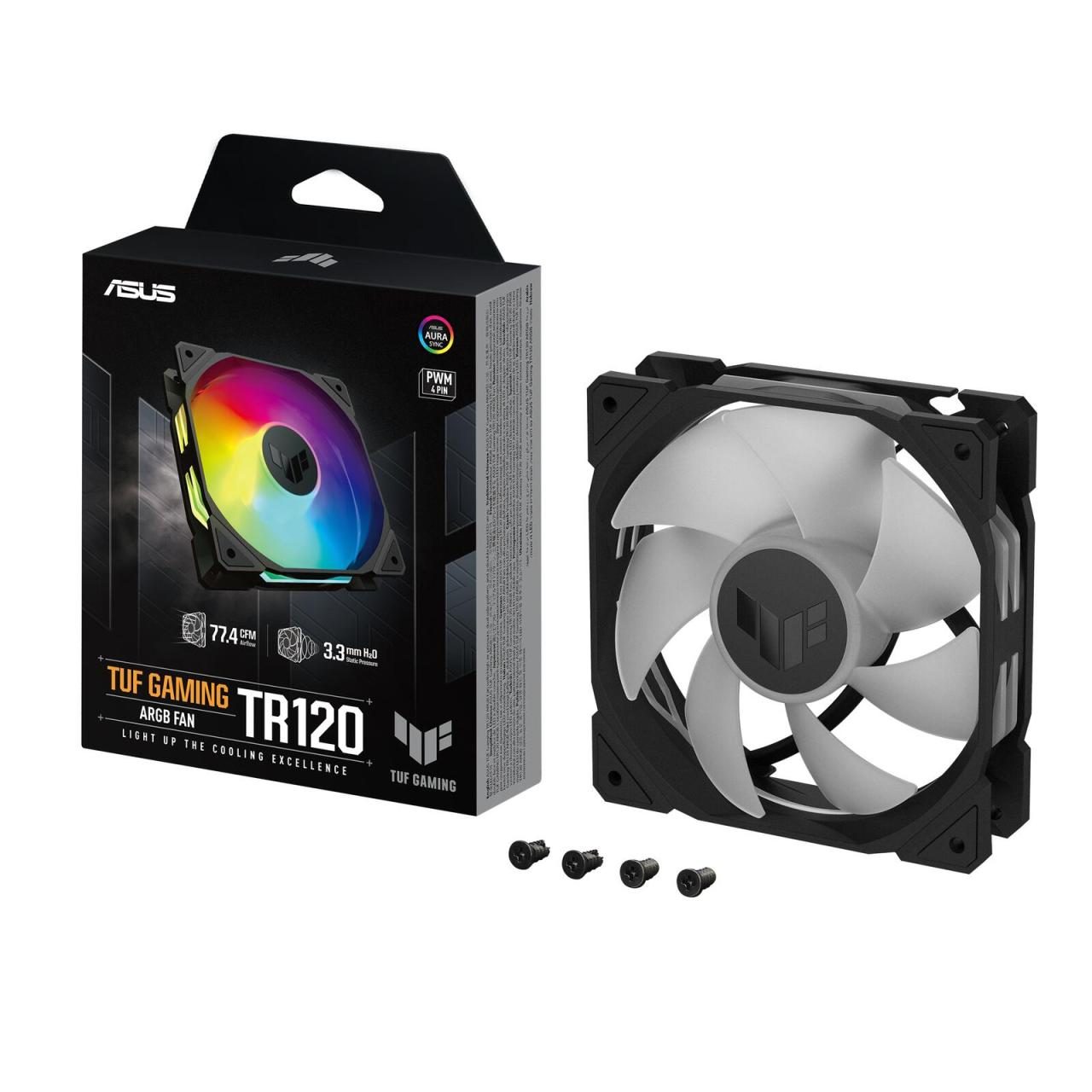 ASUS TUF Gaming TR120 ARGB Standard Blade schwarz Gehäuselüfter ASUS TUF Gaming TR120 ARGB Standard Blade schwarz Gehäuselüfter von ASUS