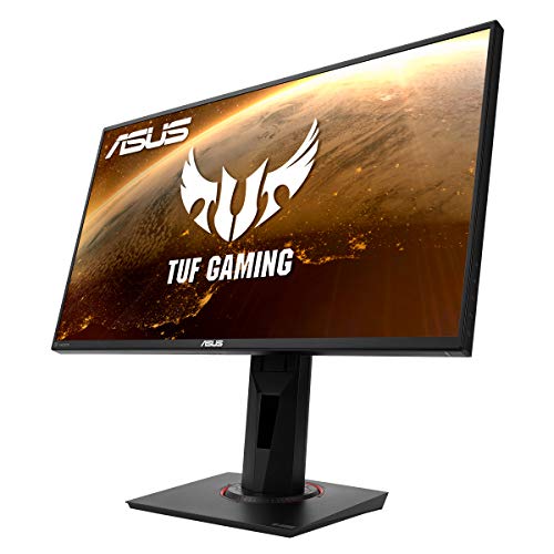 ASUS TUF Gaming VG258QM | 24,5 Zoll Full HD Monitor | 280 Hz, 0.5ms GtG, G-Sync kompatibel, DisplayHDR 400 | TN Panel, 16:9, 1920x1080, DisplayPort, HDMI, ergonomisch von ASUS