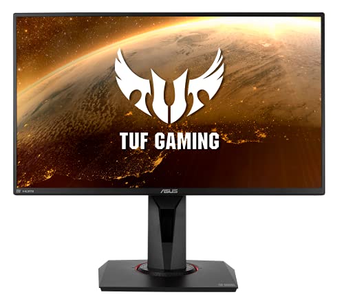 ASUS TUF Gaming VG259QR 62,2 cm (24,5 Zoll) Monitor (Full HD, 165Hz, G-Sync Compatible ready, HDMI, DisplayPort, 1ms Reaktionszeit) schwarz von ASUS