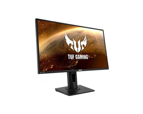 ASUS TUF Gaming VG279QM - 27 Zoll Full HD Monitor - 280 Hz, 1ms GtG, AdaptiveSync & G-Sync kompatibel, DisplayHDR 400 - Fast IPS Panel, 16:9, 1920x1080, DisplayPort, HDMI, ergonomisch von ASUS