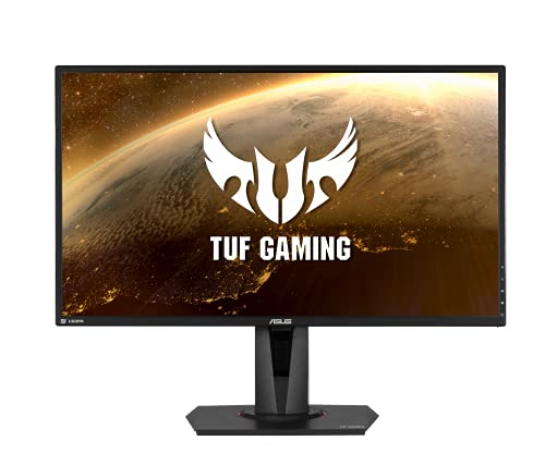 ASUS TUF Gaming VG27AQ - 27 Zoll WQHD Monitor - 165 Hz, 1ms MPRT, G-Sync kompatibel, HDR 10 - IPS Panel, 16:9, 2560x1440, DisplayPort, HDMI, ergonomisch, Schwarz von ASUS