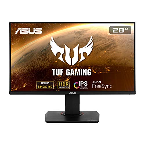 ASUS TUF Gaming VG289Q - 28 Zoll UHD 4K Monitor - 60 Hz, 5ms GtG, FreeSync, HDR 10 - IPS Panel, 16:9, 3840x2160, DisplayPort, HDMI, ergonomisch ASUS TUF Gaming VG289Q - 28 Zoll UHD 4K Monitor - 60 Hz, 5ms GtG, FreeSync, HDR 10 - IPS Panel, 16:9, 3840x2160, DisplayPort, HDMI, ergonomisch von ASUS