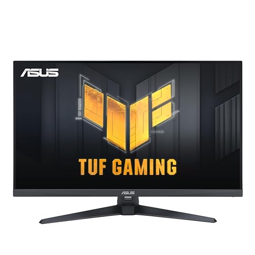 ASUS TUF Gaming VG328QA1A - 31,5 Zoll Full HD Monitor - 170 Hz, 1ms MPRT, FreeSync Premium, GameFast Input, ELMB Sync - VA Panel, 16:9, 1920x1080, DisplayPort, HDMI, Speaker, Schwarz ASUS TUF Gaming VG328QA1A - 31,5 Zoll Full HD Monitor - 170 Hz, 1ms MPRT, FreeSync Premium, GameFast Input, ELMB Sync - VA Panel, 16:9, 1920x1080, DisplayPort, HDMI, Speaker, Schwarz von ASUS