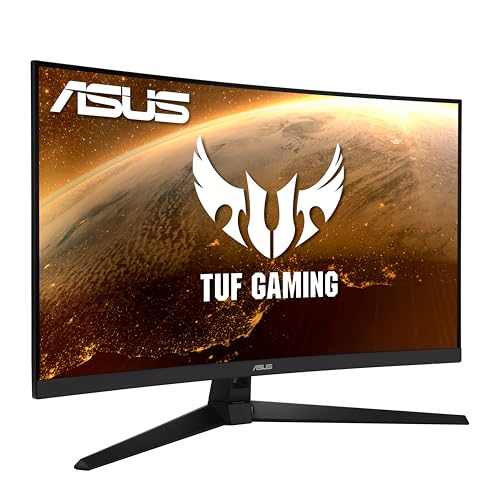 ASUS TUF Gaming VG32VQ1BR - 31,5 Zoll WQHD Curved Monitor - 165 Hz, 1ms MPRT, FreeSync Premium, HDR 10 - VA Panel, 16:9, 2560x1440, DisplayPort, HDMI von ASUS