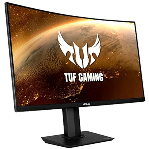 ASUS TUF Gaming VG32VQR - 31,5 Zoll WQHD Curved Monitor - 165 Hz, 1ms MPRT, FreeSync Premium, DisplayHDR 400 - VA Panel, 16:9, 2560x1440, DisplayPort, HDMI, ergonomisch von ASUS