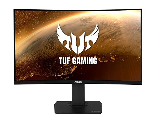 ASUS TUF Gaming VG32VQR - 31,5 Zoll WQHD Curved Monitor - 165 Hz, 1ms MPRT, FreeSync Premium, DisplayHDR 400 - VA Panel, 16:9, 2560x1440, DisplayPort, HDMI, ergonomisch ASUS TUF Gaming VG32VQR - 31,5 Zoll WQHD Curved Monitor - 165 Hz, 1ms MPRT, FreeSync Premium, DisplayHDR 400 - VA Panel, 16:9, 2560x1440, DisplayPort, HDMI, ergonomisch von ASUS