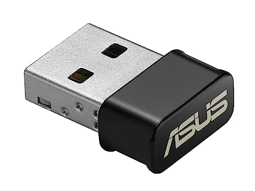 ASUS USB-AC53 Nano AC1200 Dual-Band Wi-Fi USB Stick (802.11ac, MU-Mimo Unterstützung) von ASUS