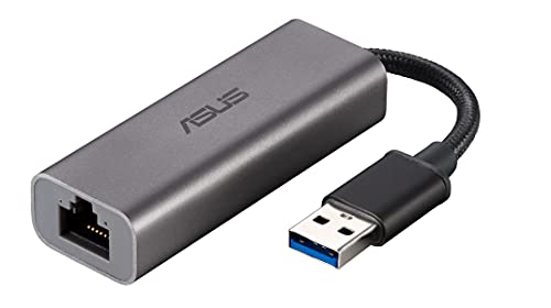 ASUS USB-C2500 USB auf RJ45 Netzwerkapater (RJ45 2.5G Port, USB 3.0, Plug & Play) von ASUS