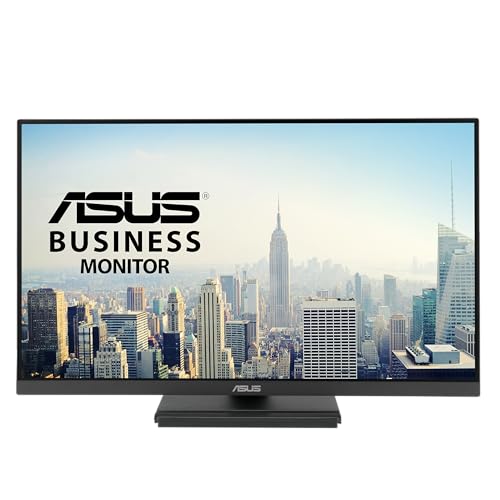 ASUS Business VA279QGS - 27 Zoll Full HD Monitor - Rahmenlos, Ergo., EPEAT Gold, Blaulichtfilter, Adaptive-Sync - 120 Hz, 1ms MPRT, 16:9 IPS Panel, 1920x1080 - DisplayPort, HDMI, D-Sub, Lautsprecher von ASUS