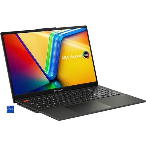 ASUS VivoBook S 15 OLED K5504VN-MA045W Intel Core i9 i9-13900H Laptop 39,6 cm (15.6") Wide Quad HD+ 16 GB LPDDR5-SDRAM 1 TB SSD Intel Arc A350M Wi-Fi 6E (802.11ax) Windows 11 Home Schwarz von ASUS