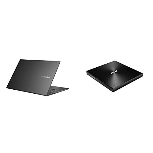 ASUS VivoBook S15 S533EA (90NB0SG1-M02060) 39.6 cm (15.6 Zoll, Full HD, matt) Notebook (Intel Core i7-1165G7, Intel UHD Graphics, 16GB RAM, 512GB SSD, Windows 10) + ZenDrive U9M externer DVD-Brenner von ASUS