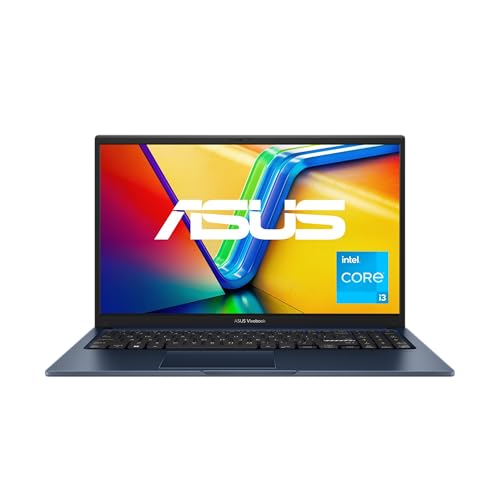 ASUS Vivobook 15 Laptop | 15,6" FHD entspiegeltes IPS Display | Intel i3-1215U | 8 GB RAM | 512 GB SSD | Intel UHD Graphics | Windows 11 | QWERTZ Tastatur | Quiet Blue von ASUS