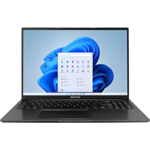 ASUS Vivobook 16 Laptop | 16 Zoll WUXGA entspiegeltes IPS Display| Intel Core i9-13900H | 16 GB RAM | 1TB SSD | Intel Iris X | Windows 11 | QWERTZ Tastatur | Indie Black von ASUS