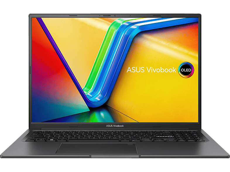 ASUS Vivobook 16X OLED K3605VU-MX131W, Notebook, mit 16 Zoll Display, Intel® Core™ i9,i9-13900H Prozessor, GB RAM, 1 TB SSD, NVIDIA GeForce RTX™ 4050, Schwarz, Windows 11 Home (64 Bit) von ASUS