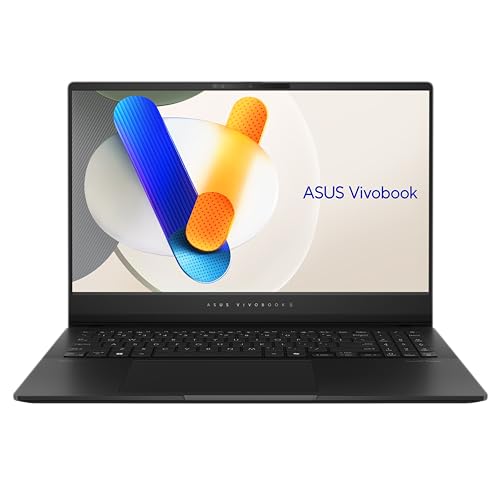 ASUS Vivobook S 15 OLED Laptop | 15,6" WQHD+ 120Hz/0,2ms OLED Display |Intel Core Ultra 7 155H | 32 GB RAM | 1 TB SSD | Intel Arc | Windows 11 | QWERTZ Tastatur | 0°Black von ASUS