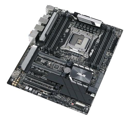 ASUS WS C422 PRO/SE Workstation Mainboard (ATX, Intel W-2100 / W-2200 Serie, LGA 2066, 8x DDR4 2666 MHz, PCIe 3.0, SATA, U.2, M.2, NVME, SATA, Dual LAN, BMC) von ASUS