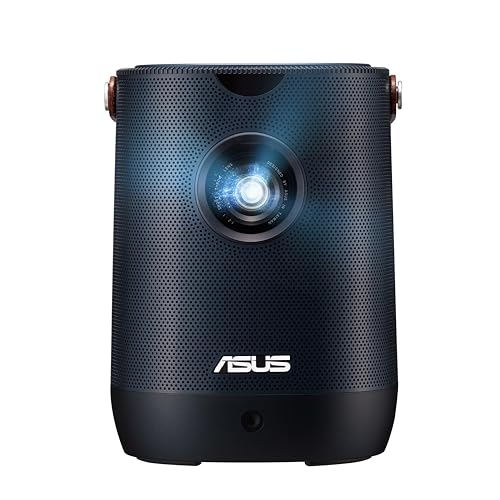 ASUS ZenBeam L2 Smart tragbarer LED Projektor (960 LED Lumen, 1080p, Google zertifizierte Android 12 TV Box, Sound von Harman Kardon, 10 W Lautsprecher, integrierter Akku, ASUS Light Wall) von ASUS