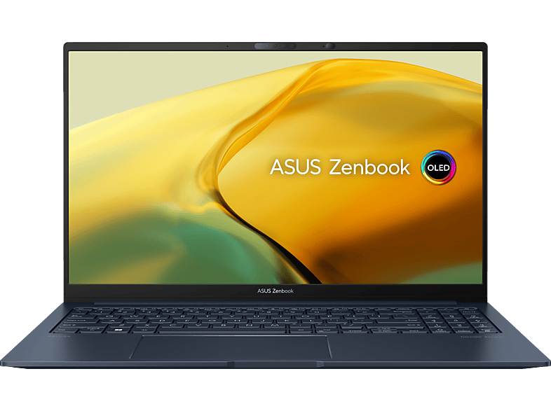 ASUS ZenBook 15 OLED UM3504DA-MA217W, Notebook, mit 15,6 Zoll Display, AMD Ryzen™ 7,7735U Prozessor, 16 GB RAM, 1 TB SSD, Radeon™ 680M, Blau, Windows 11 Home (64 Bit) von ASUS