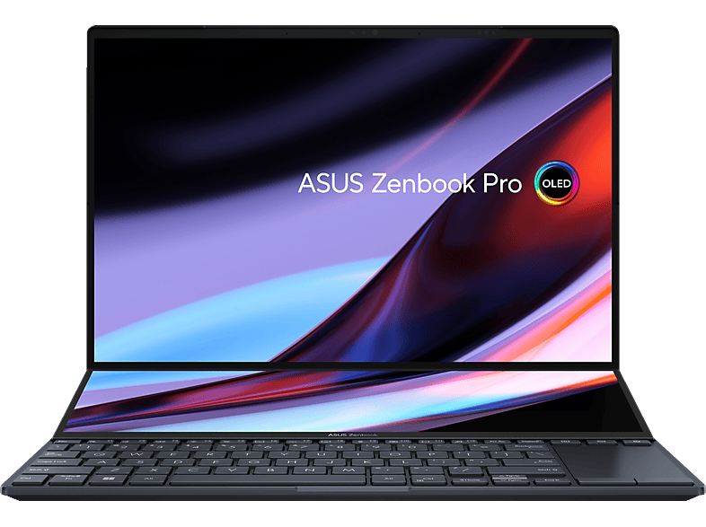 ASUS ZenBook Pro 14 Duo OLED UX8402VV-P1021W, Gaming Notebook, mit 14,5 Zoll Display Touchscreen, Intel® Core™ i9,i9-13900H Prozessor, 32 GB RAM, 2 TB SSD, NVIDIA GeForce RTX™ 4060, Schwarz, Windows 11 Home (64 Bit) von ASUS