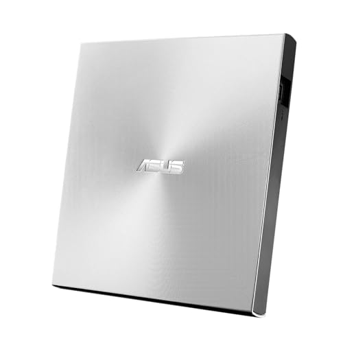 ASUS ZenDrive U8M externes DVD-Laufwerk/Brenner (Silber, USB-C, M-DISC) von ASUS