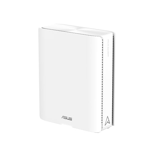ASUS ZenWiFi BQ16 3er Set BE2500 Quad Band WiFi7 Mesh Router (bis zu 1.022qm Abdeckung, 2X 10G Ports, Smart Home Master mit Multi-SSD für IoT, VPN und Kindersicherung, 4G & 5G Mobile Tethering) weiß von ASUS