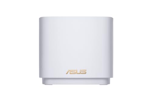 ASUS ZenWiFi XD5 AX3000 1er Pack Weiß kombinierbarer Router (Whole-Home Mesh WiFi 6 System, Abdeckung von bis zu 223m², 160 MHz, 3000 Mbit/s, AiMesh, AiProtection) von ASUS