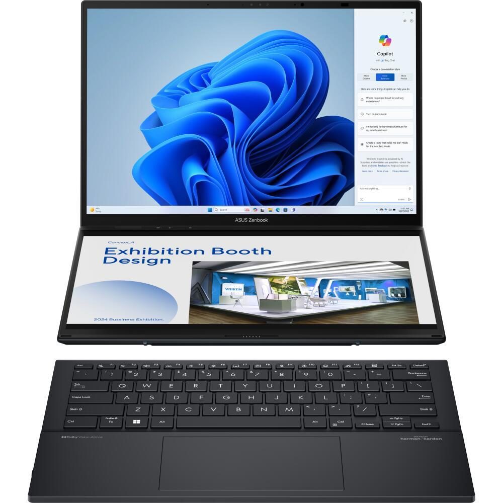 ASUS Zenbook Duo UX8406MA-PZ073W Intel Core Ultra 7 155H Notebook 35,6 cm (14") von ASUS