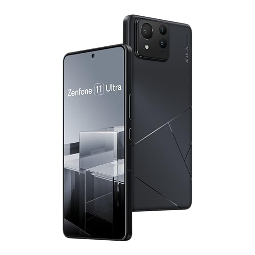 ASUS Zenfone 11 Ultra, EU Official, Eternal Black, 12GB RAM 256GB Speicher, Snapdragon 8 Gen 3, 6,78" AMOLED 144Hz, 50MP Gimbal Kamera von ASUS