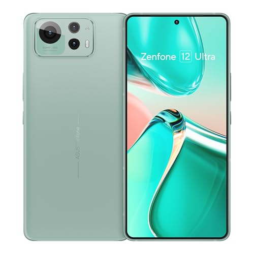 ASUS Zenfone 12 Ultra, EU Official, Sage Green, 16GB RAM 512GB Speicher, Snapdragon 8 Gen Elite, 6,78“ AMOLED 144Hz, 50MP Gimbal Kamera von ASUS