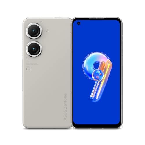 ASUS Zenfone 9 Smartphone (5,92" AMOLED Display, 50MP Dual-Kamera, 4300 mAh Akku, 8GB RAM, 256GB Speicher) [mit Displayschutz exklusiv bei Amazon] Moonlight White von Asus