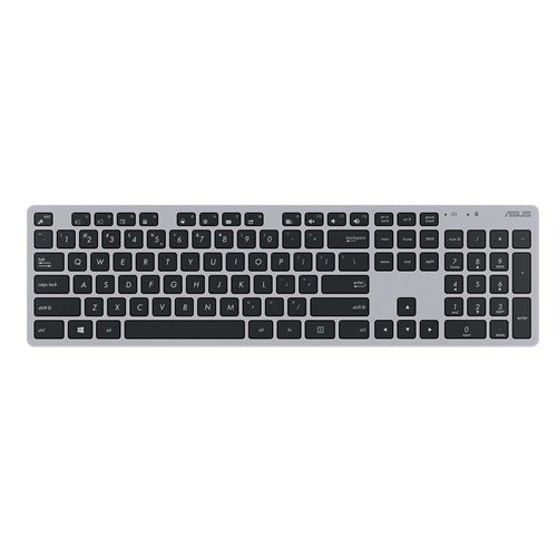 Asus 90XB0430-BKM0U0 W5000 Wireless Keyboard mit Mouse Weiß/Schwarz (Deutsches Tastaturlayout) von ASUS