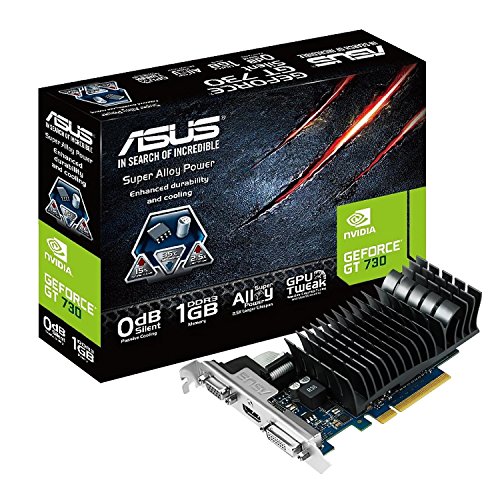 Asus 90YV0B80-M0NA00 Grafikkarte DDR3, 800MHz, 64bit, 12.8GB/s, 2GB schwarz von ASUS